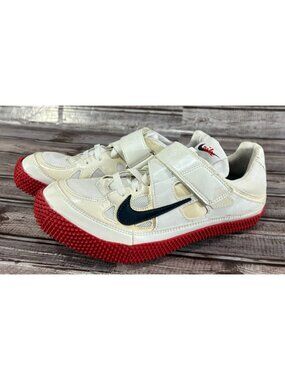 Nike Zoom Track Cleat Men's White/Red Size 6 With Spikes